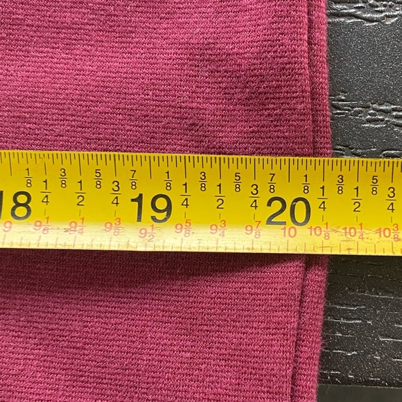 Old Navy Cranberry Red Pencil Skirt Elastic Waist Business Casual Women’s Medium - Picture 7 of 8